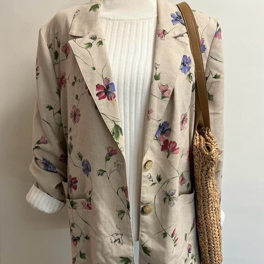 Vintage Alfred Dunner Floral Blazer